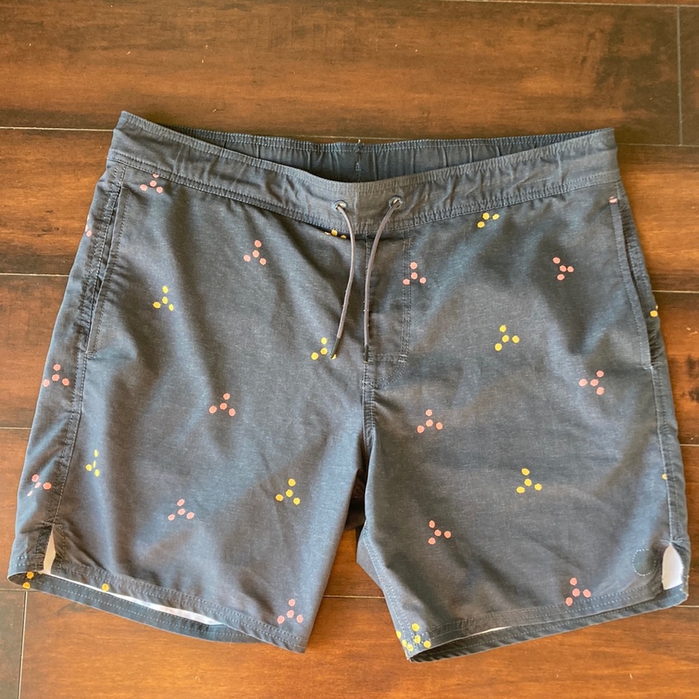 RVCA swim trunks.